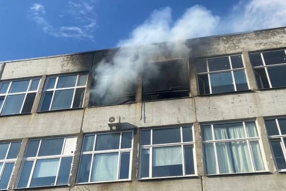 В пожаре пострадал мужчина.