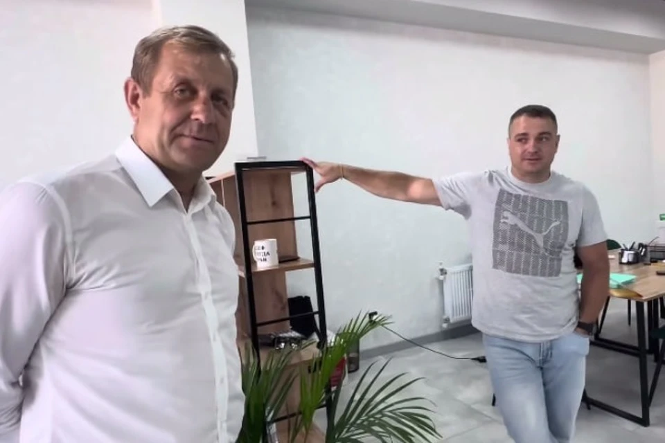 Олег Зубков и Алексей Данилов. Фото: кадр видео Олег Зубков ЧЕЛОВЕК ЛЕВ/Tg