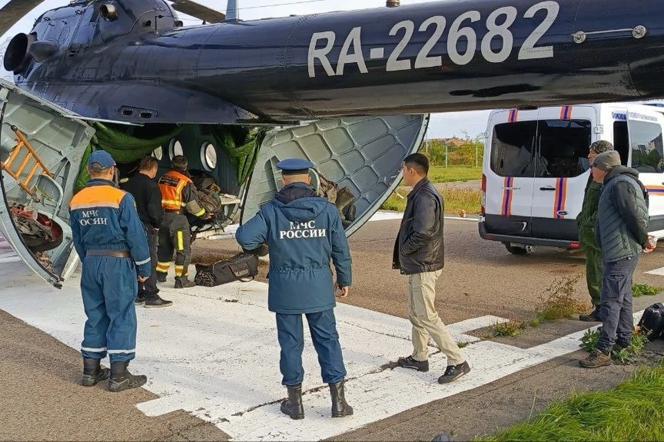 Спасатели вылетели на поиски геологов на озере Амудиса. Фото: МЧС Забайкалья.