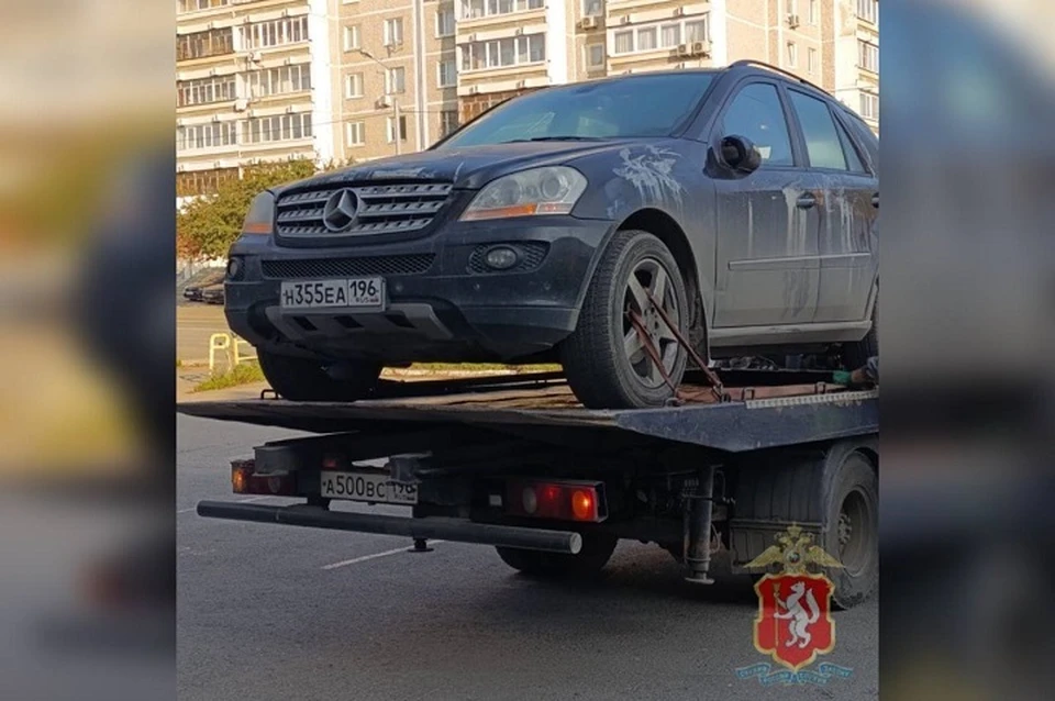 У уральца изъяли Mercedes-Benz. Фото: Госавтоинспекция Свердловской области