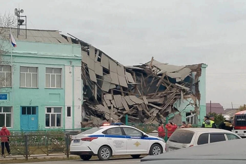 Новая школа появится в Татарске после обрушения. Фото: предоставлено очевидцами