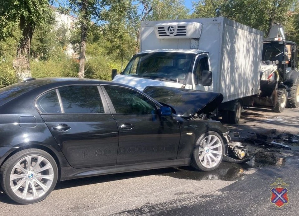 В аварии пострадал водитель.