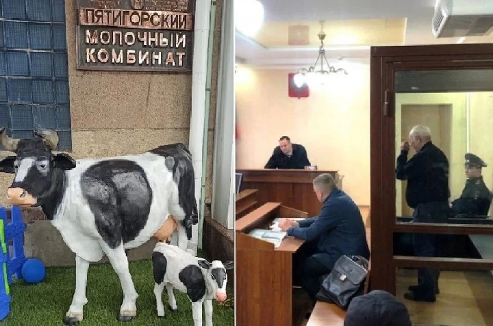В Пятигорске национализировали молкомбинат экс-премьер-министра КЧР Кайшева. Фото: Татьяны Гущиной и пресс-службы прокуратуры СК.