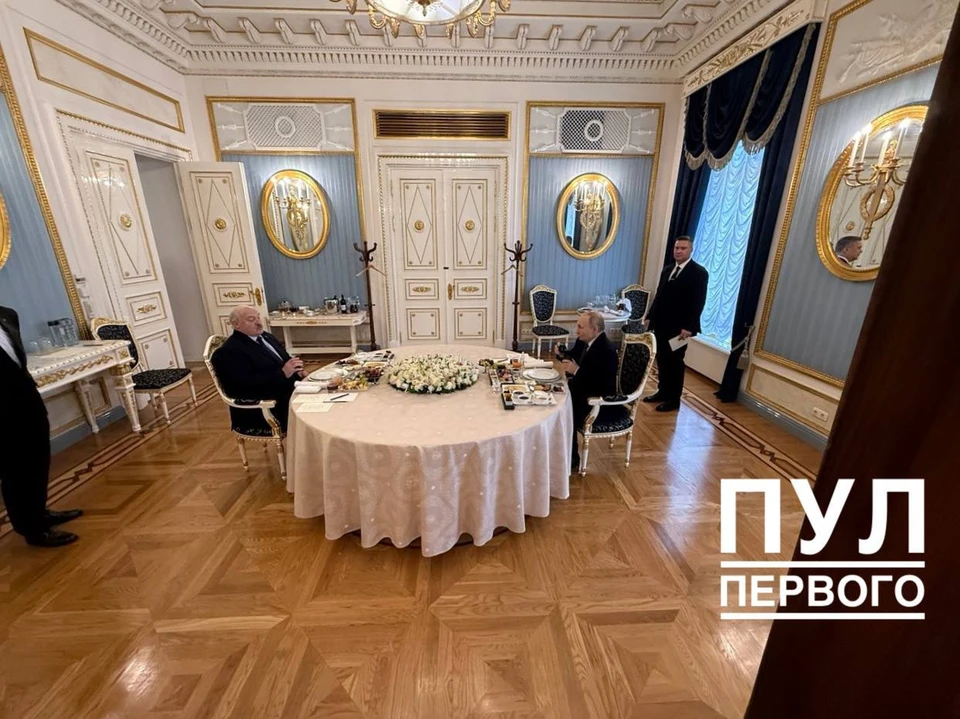 Александр Лукашенко заявил о наличии хороших предложений по миру в Украине. Фото: телеграм-канал "Пул Первого".