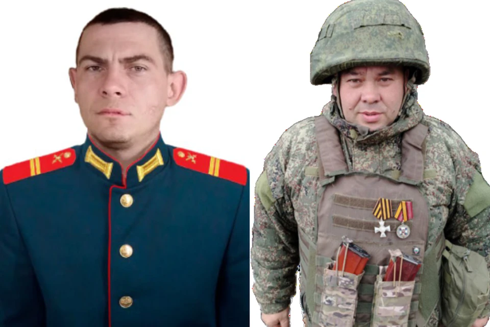 Младший сержант Дмитрий Колесов и Сержант Василий Кузнецов