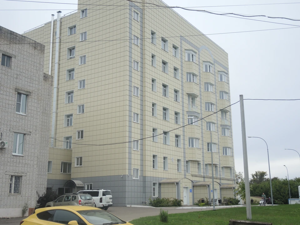 Здание Гусь-Хрустальной ЦРБ, в котором расположено родильное отделение