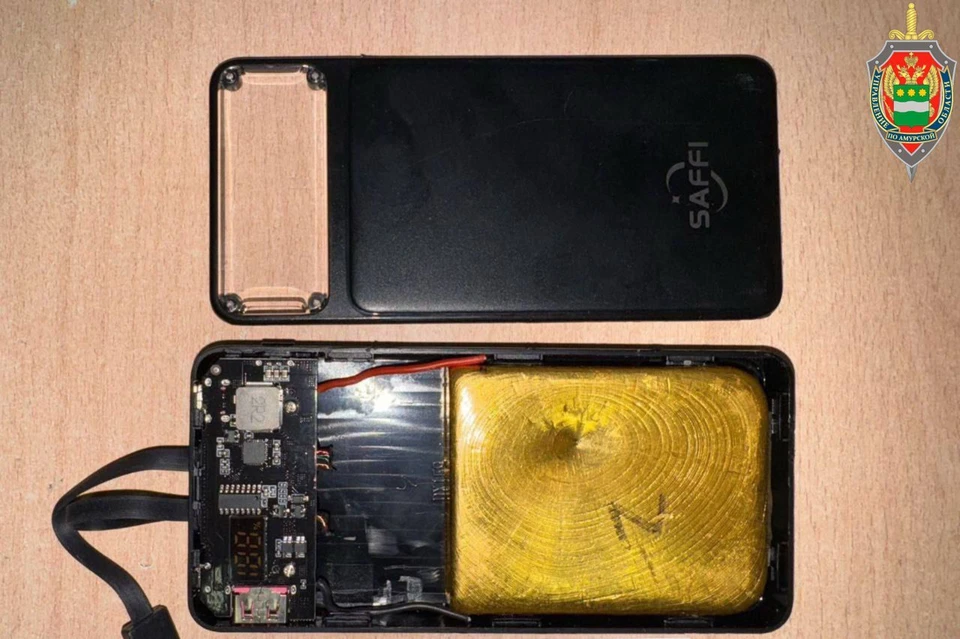 Гаджет с необычной "начинкой" задержали в аэропорту. Фото: УФСБ России по Амурской области