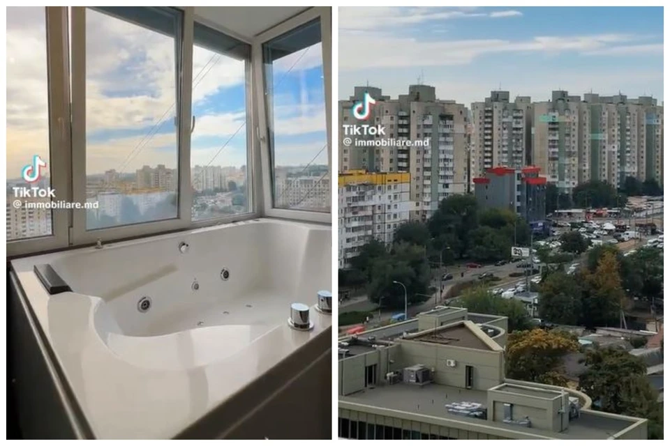Джакузи с видом на улицу. Фото: коллаж КП