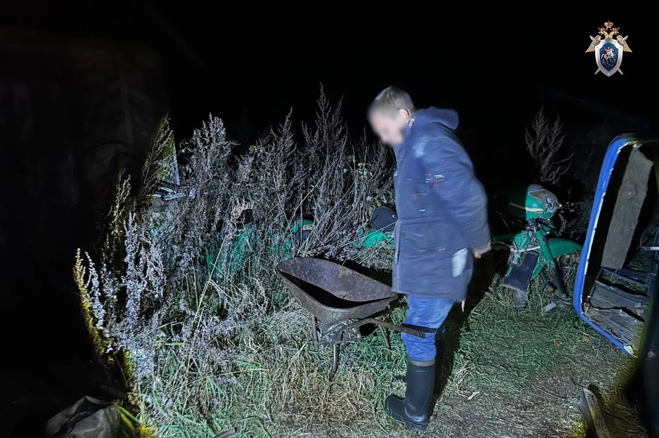 Кадр с проведения следственного эксперимента. Фото: СУ СК России по Амурской области