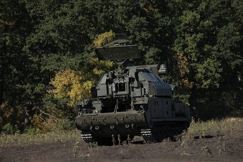 Расчет «Тор-М2» ВС РФ сбил барражирующий боеприпас Switchblade 600 ВСУ в ДНР. Фото: Минобороны России