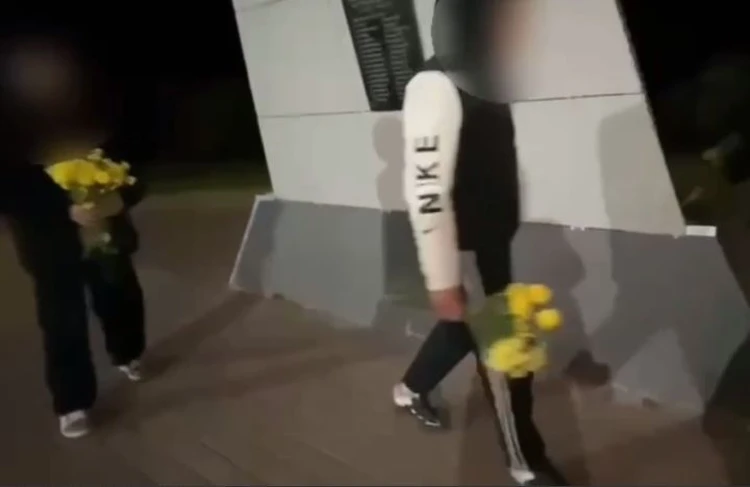Под Курском поймали подростков, которые танцевали на мемориале летчикам
