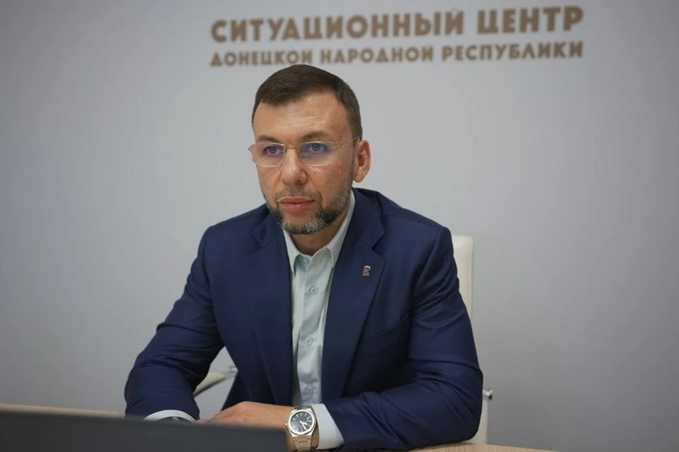 Денис Пушилин подвел итоги прямого эфира с жителями ДНР. Фото: Сайт Главы ДНР