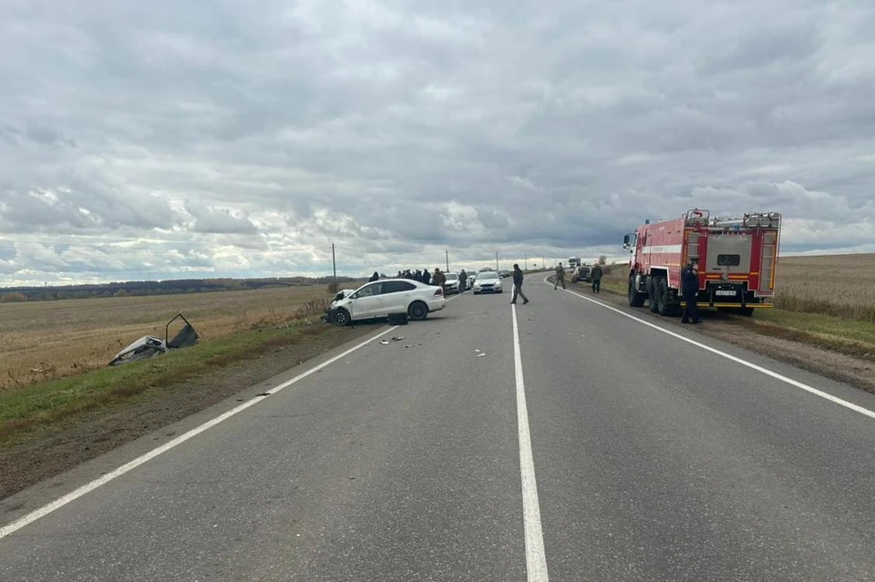 Автокатастрофа произошла днем 12 октября. Фото: УМВД по Рязанской области.