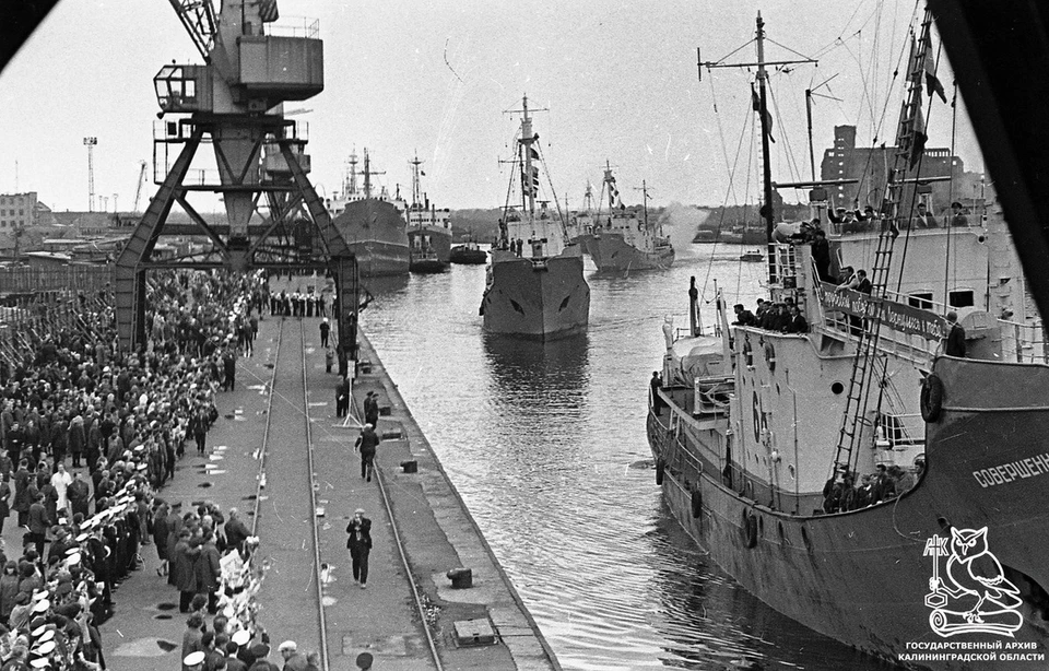 Возвращения китобоев домой ждал весь Калининград.