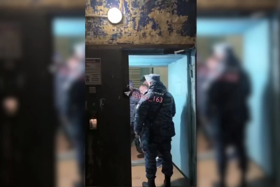 На месте находились скорая помощь и сотрудники правоохранительных органов Фото: скрин видео из соцсети