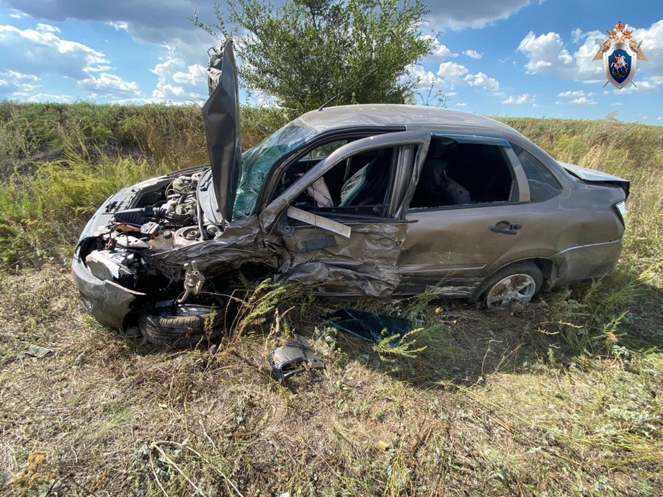 Авария произошла днем 24 августа 2025 года на трассе Новоорск-Энергетик. Фото: СК Оренбуржья