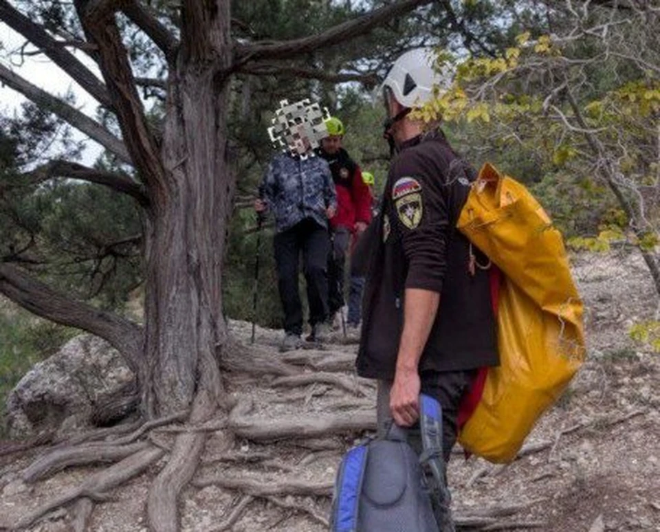 Человек вне опасности. Фото: ГУ МЧС Крыма