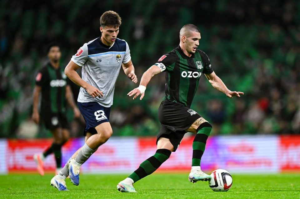 Матч прошел на домашней арене краснодарцев. Фото: //t.me/fckrasnodar