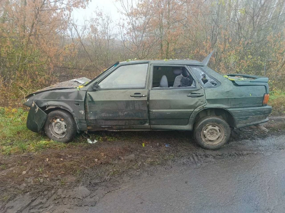 В аварии пострадали двое мужчин