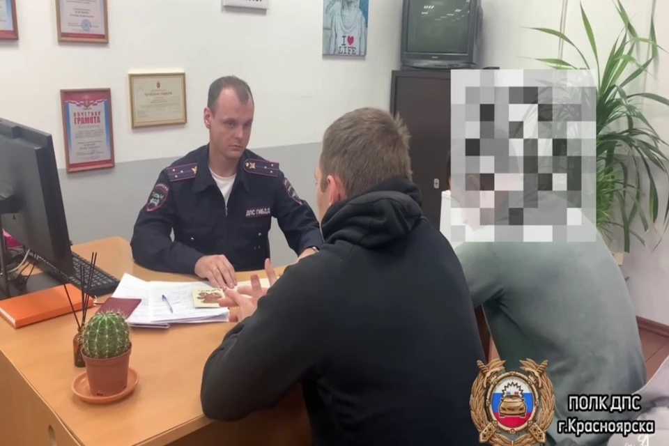Фото: стоп-кадр видео Госавтоинспекции