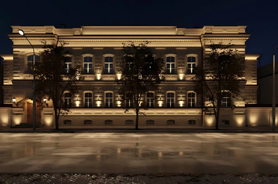 Эскиз будущей Сибирской штаб-квартиры РГО. Фото: Красноярское краевое отделение РГО