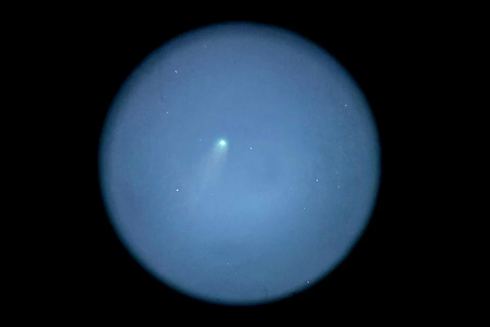 Найти комету на небе можно, ориентируясь на яркую звезду Арктур. Фото: Андрей Никифоров