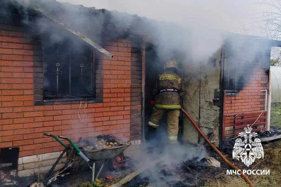 Смертельный пожар случился 25 октября в р.п. Шилово. Фото: МЧС Рязанской области.