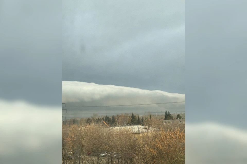 Шкваловый ворот заметили в небе над Иркутском и Ангарском. Фото: Иван Кондратьев.