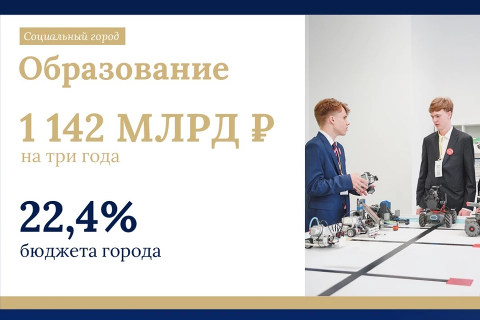 Объектов образования в Петербурге станет больше. Фото: gov.spb.ru