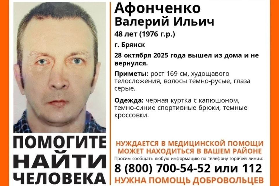 Фото: поисковый отряд "Лиза Алерт", ВКонтакте.