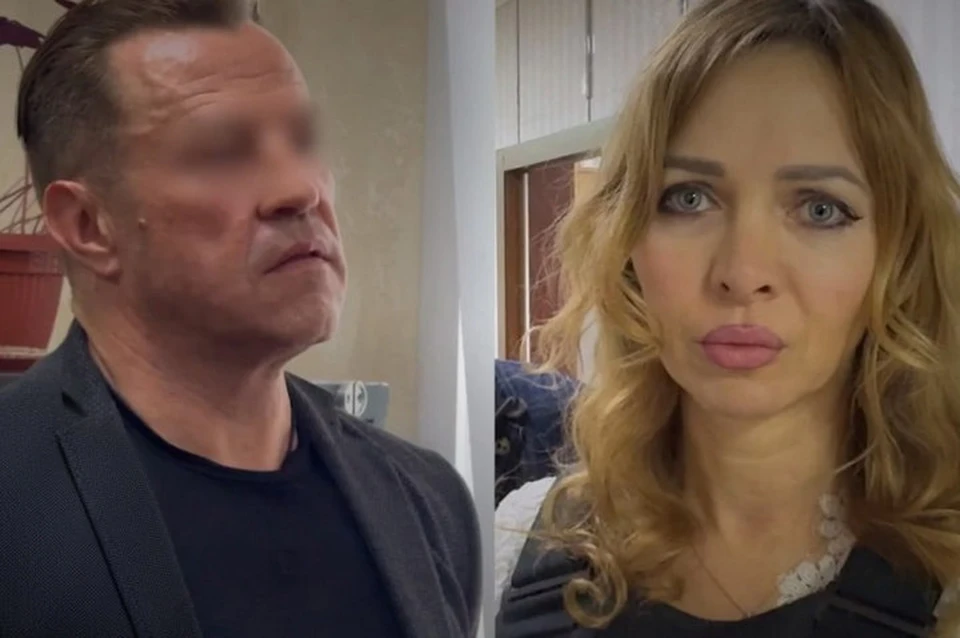 Своего бывшего сожителя (слева) женщина обвиняет в угрозах убийством и всерьез опасается за свою жизнь. Фото: Первый канал