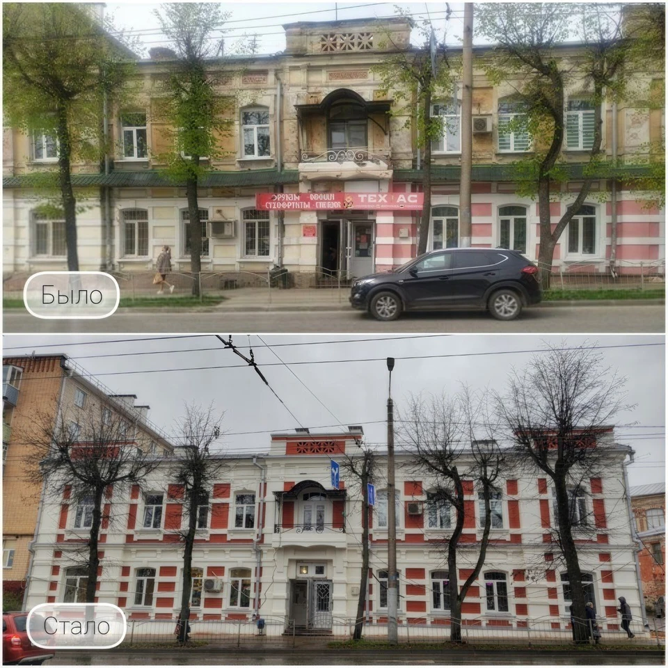 Специалисты восстановили историческое здание на улице Луначарского.