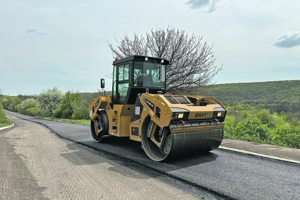 Ремонт дорог продолжается