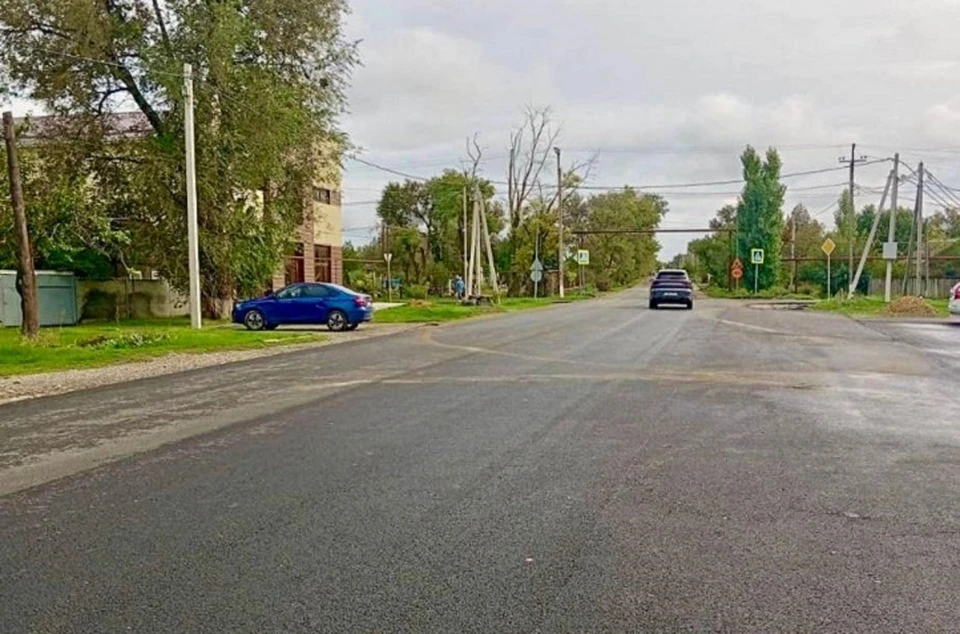 Всего в рамках проекта в округе отремонтировано более 1,8 км дорог. Фото: администрация Апанасенковского округа