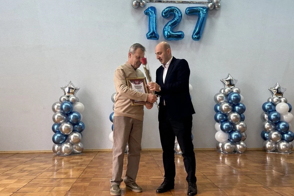 Харцызский трубный завод отметил 127-летие со дня основания. Фото: ТГ/Малхасян