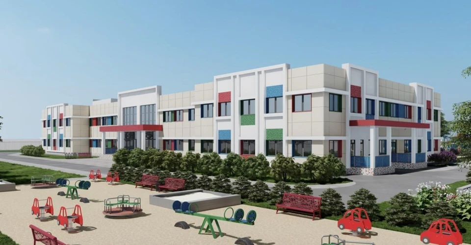 Это один из четырех детский садов, запроектированных в районе. Фото: t.mе/rаzvоzhаеv