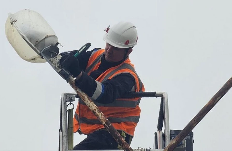 В городе-герое становится светлее. Фото: sev.gov.ru