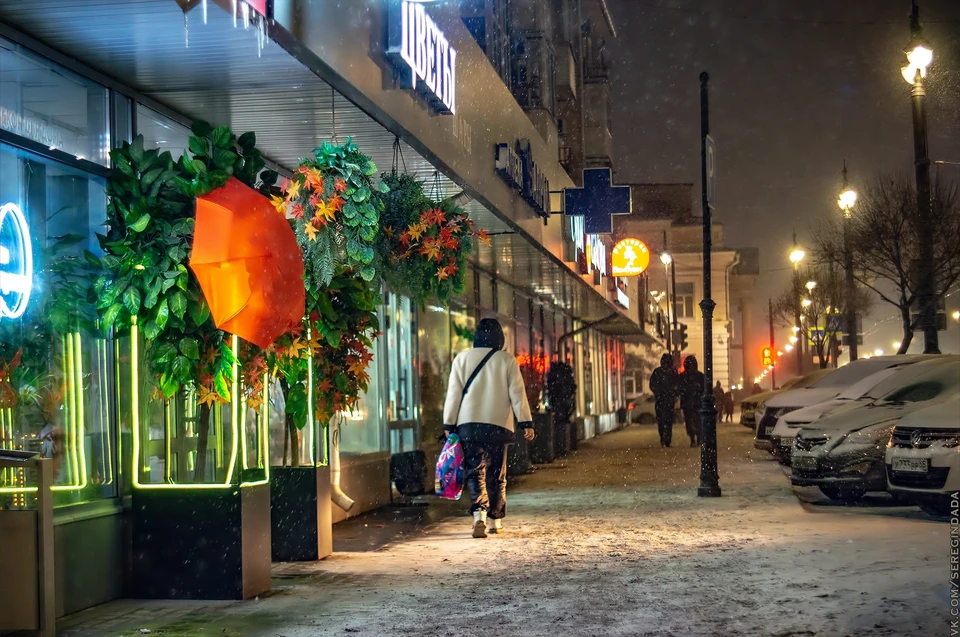 Мороз еще не «кусается», поэтому создавать фотоработы сейчас — вполне комфортно. Фото: телеграм-канал «Серегин Да-Да»