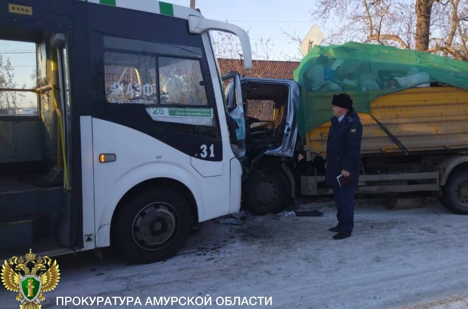 На место происшествия выезжал заместитель прокурора города Евгений Бабенко. Фото: https://t.me/prokuratura28