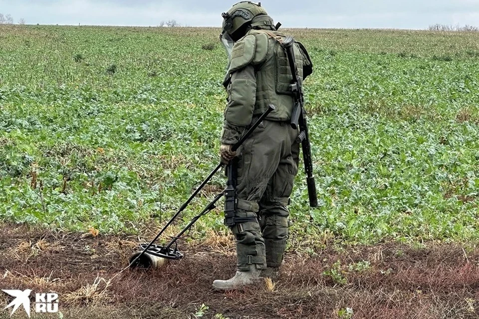Корейские саперы проводят первую волну разминирования Курской области