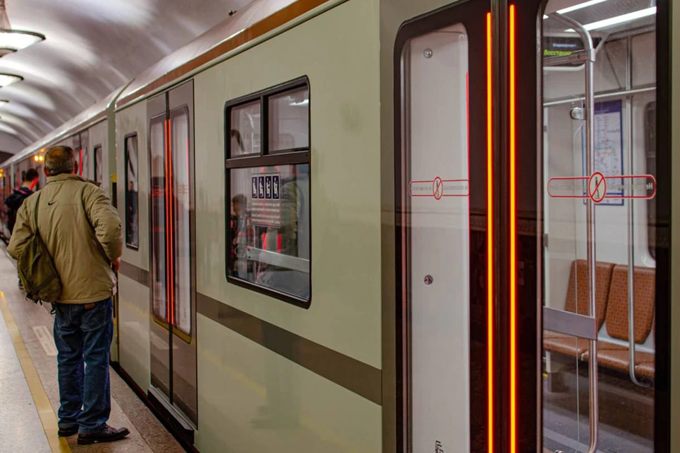 Новые "Балтийцы" для коричневой ветки метро. Фото: t.me/podzemnik_spb