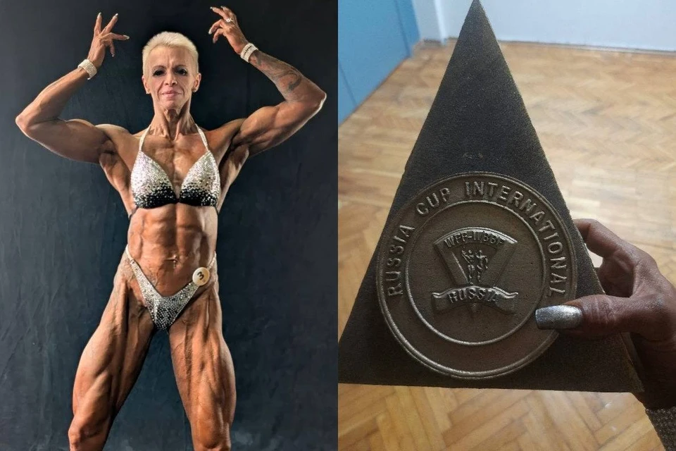 Первое место в абсолютном первенстве в категории Womens physiq