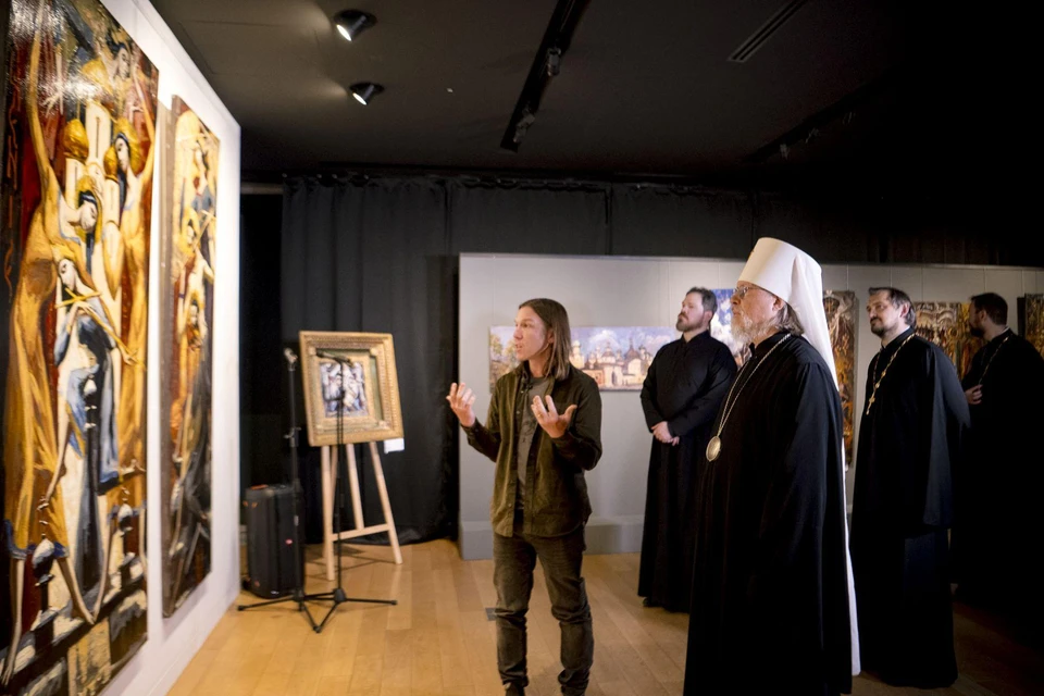 Митрополит Марк возглавил церемонию открытия выставки «Русский образ» в Париже. Фото: Корсунская епархия.