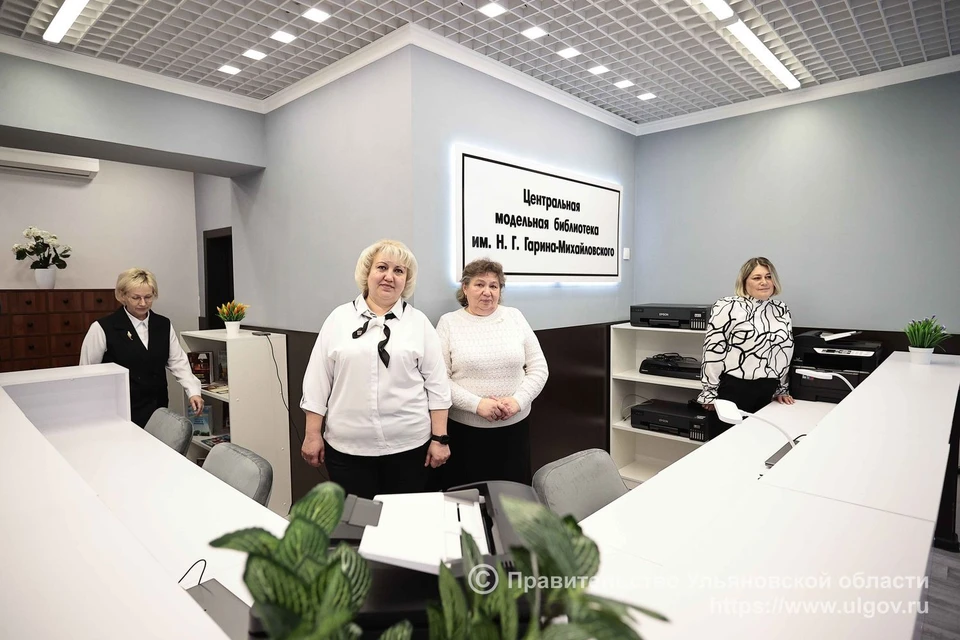 В Вешкайме заработала модельная библиотека. ФОТО: правительство УО