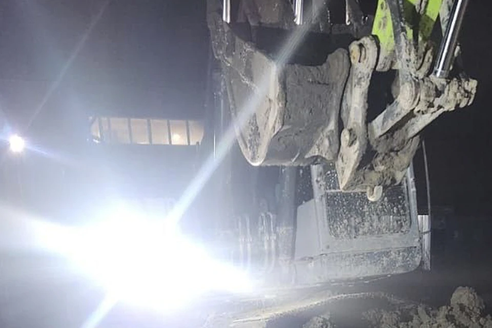 Аварию ликвидируют. Фото: t.me/lenobladminka