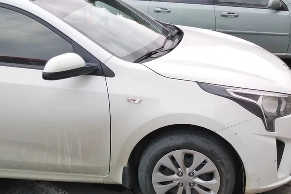 Машина оказалось в воде