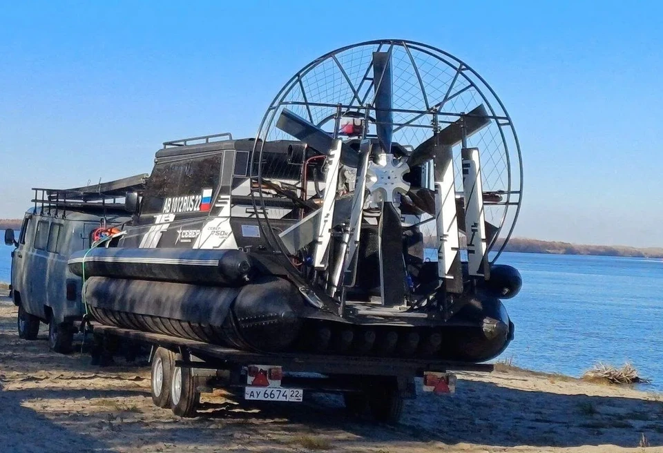 Аэролодка. Фото: Администрация Каменского района