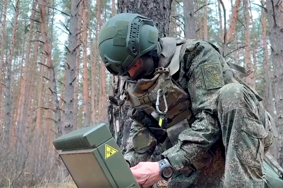 Военные связисты показали часть своей работы на Харьковском направлении