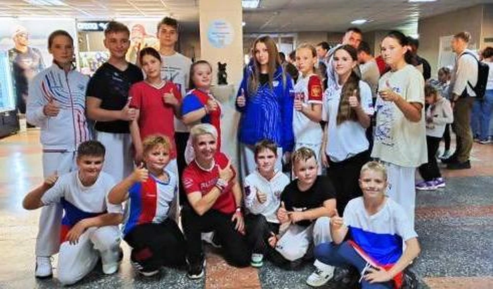 В калужской спортшколе появился талисман мишка «Чемпион».