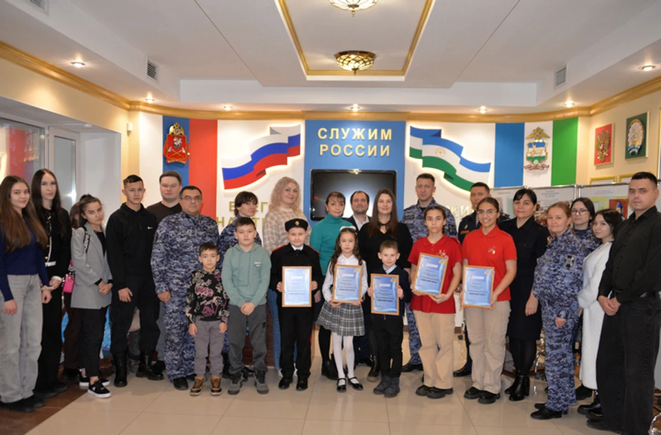 Награждение победителей состоялось в Объединенном музее Росгвардии и МВД в Уфе. Фото: пресс-служба Росгвардии по РБ